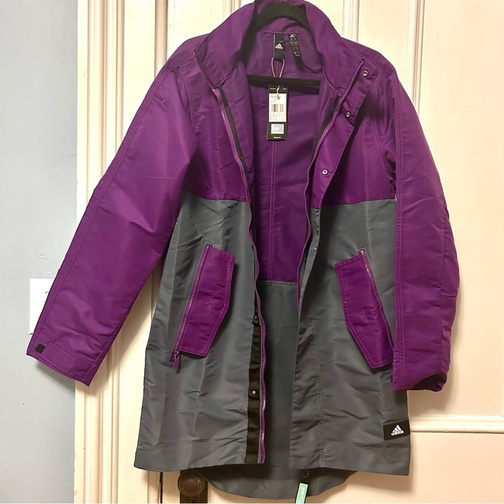 ADIDAS FIFA world cup Qatar 2022 light Jacket purple grey